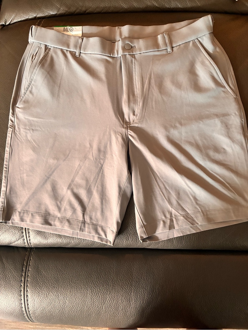 Greg Norman Collection Light Gray Men's Chino Shorts